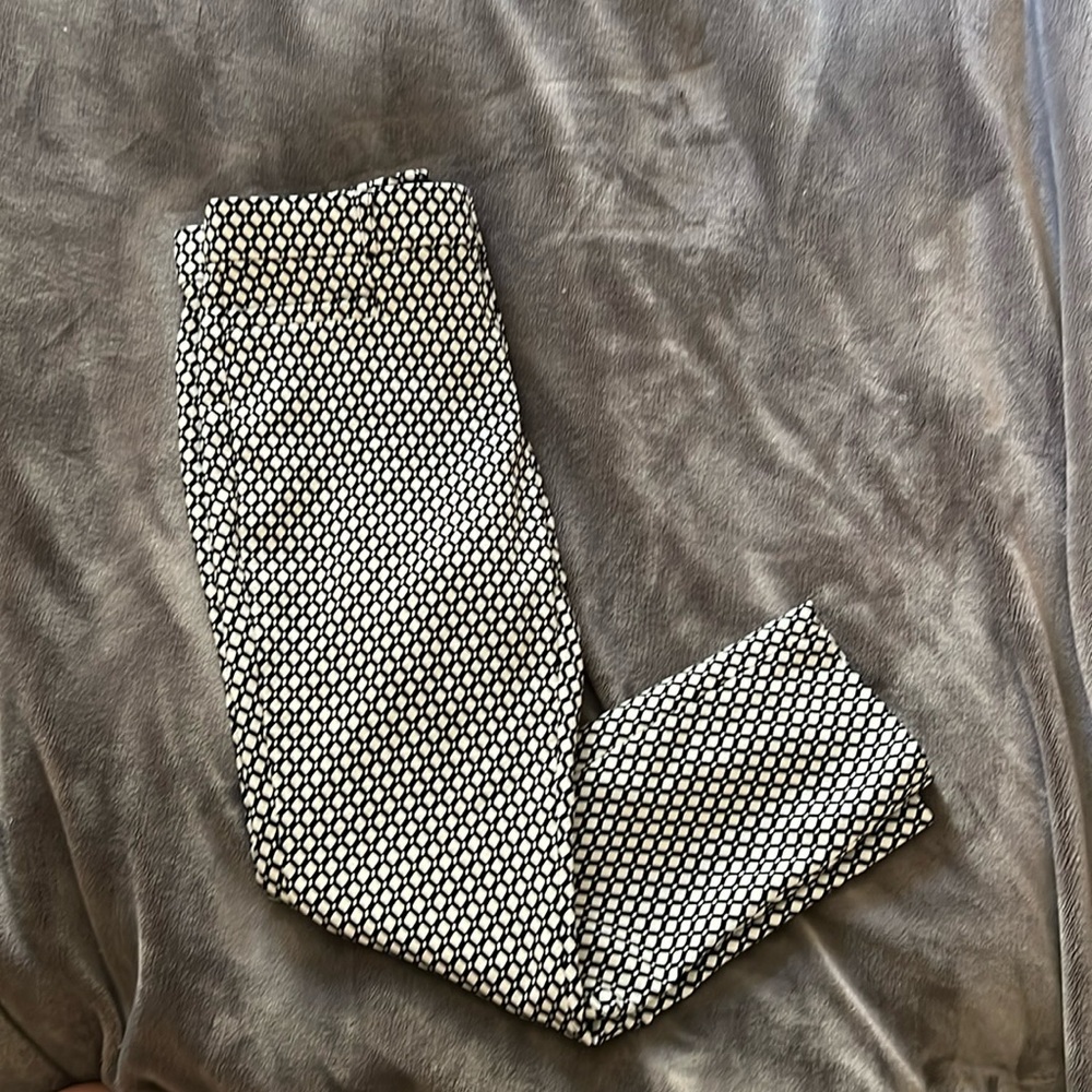 NWOT Banana Republic Printed Cropped Slacks